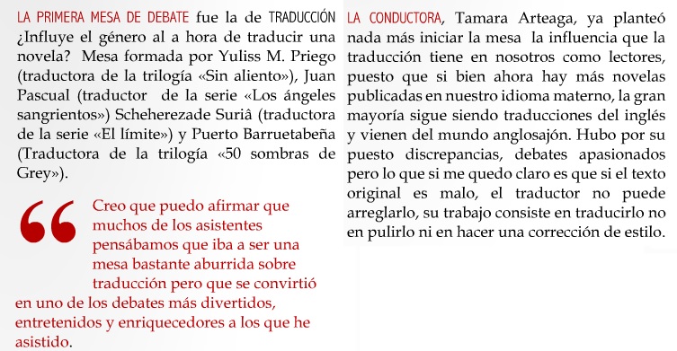 Crítica de la mesa redonda en la revista Románticas (http://issuu.com/romanticasmagazzine/docs/romanticas_-_039)