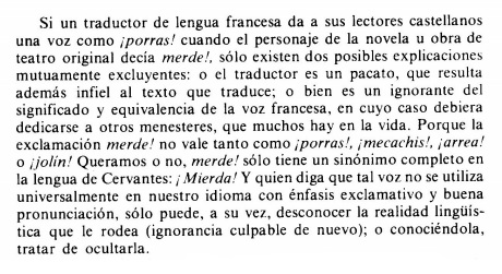 Fragmento de El delito de traducir
